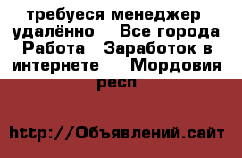 требуеся менеджер (удалённо) - Все города Работа » Заработок в интернете   . Мордовия респ.
